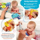 Floating Baby Bath Books Set of 4 - Bath Books for Babies, Infants - Waterproof, Mold-Free Bath Toys for Learning & Early Education (Fruit, Ocean