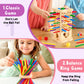 Montessori Wooden Board Game for Kids 3-8, Fine Motor Skills Toy 42 Strips