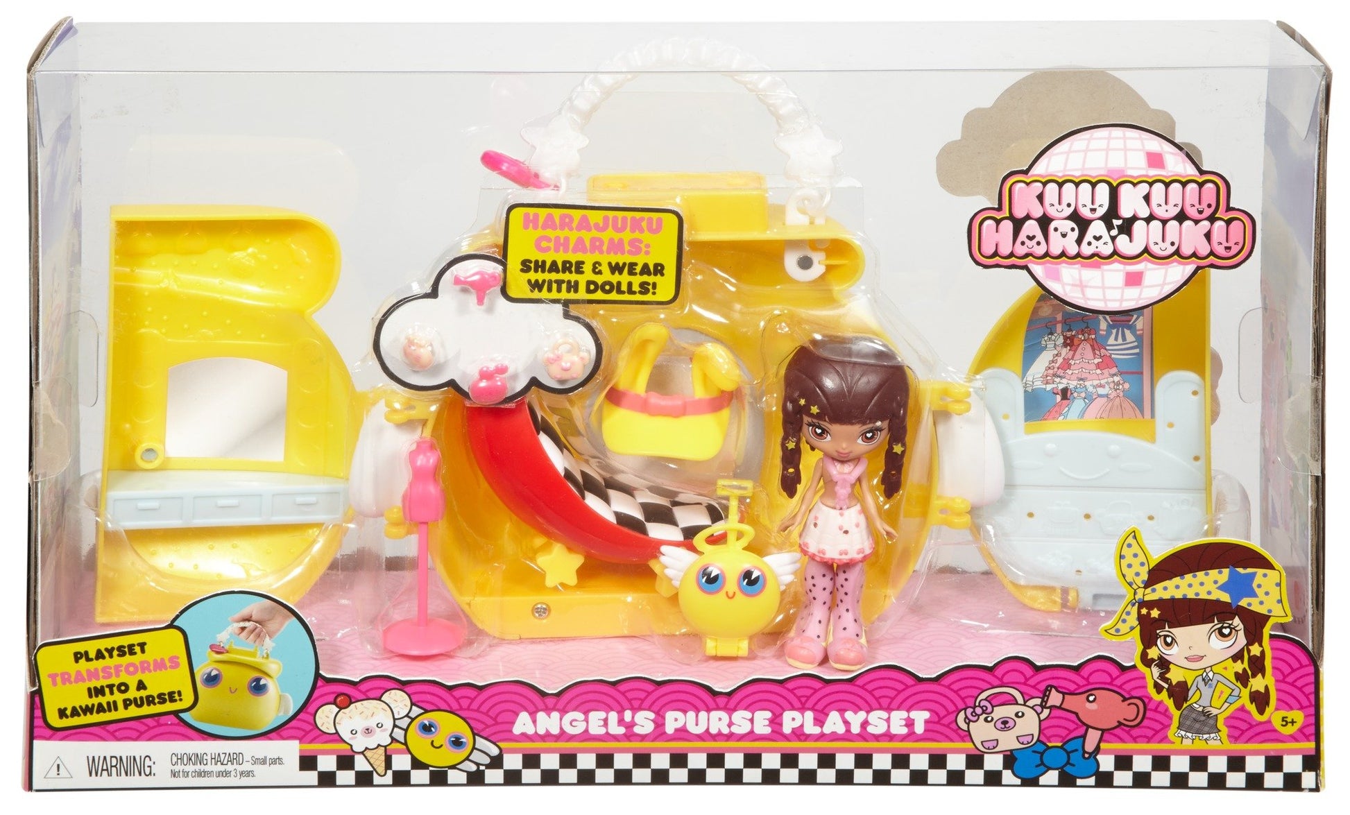Mattel KuuKuu HarajukuAngel's Purse Playset