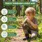 Bug Catcher for Kids, Wooden Bug Catching Outdoor Toys for Ages 4-8, STEM Explorer Activities with Butterfly Net Magnifying Glass Tweezers Insect