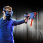 Nerf Rival Finisher XX-700 Blaster - Quick-Load Magazine, Spring Action, Includes 7 Official Rival Rounds - Team Blue