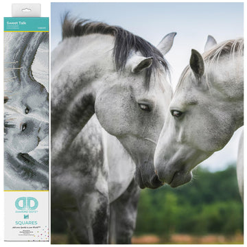 DIAMOND DOTZ Sweet Talk Horse Diamond Painting Kits for Adults - Diamond Art Kits a Relaxing Creative Craft Kit with Dotz Gems