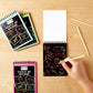 8 Pack Rainbow Scratch Paper Pads for Kids with Wooden Styluses, 10 Sheets (5.5 x 3.9 In)