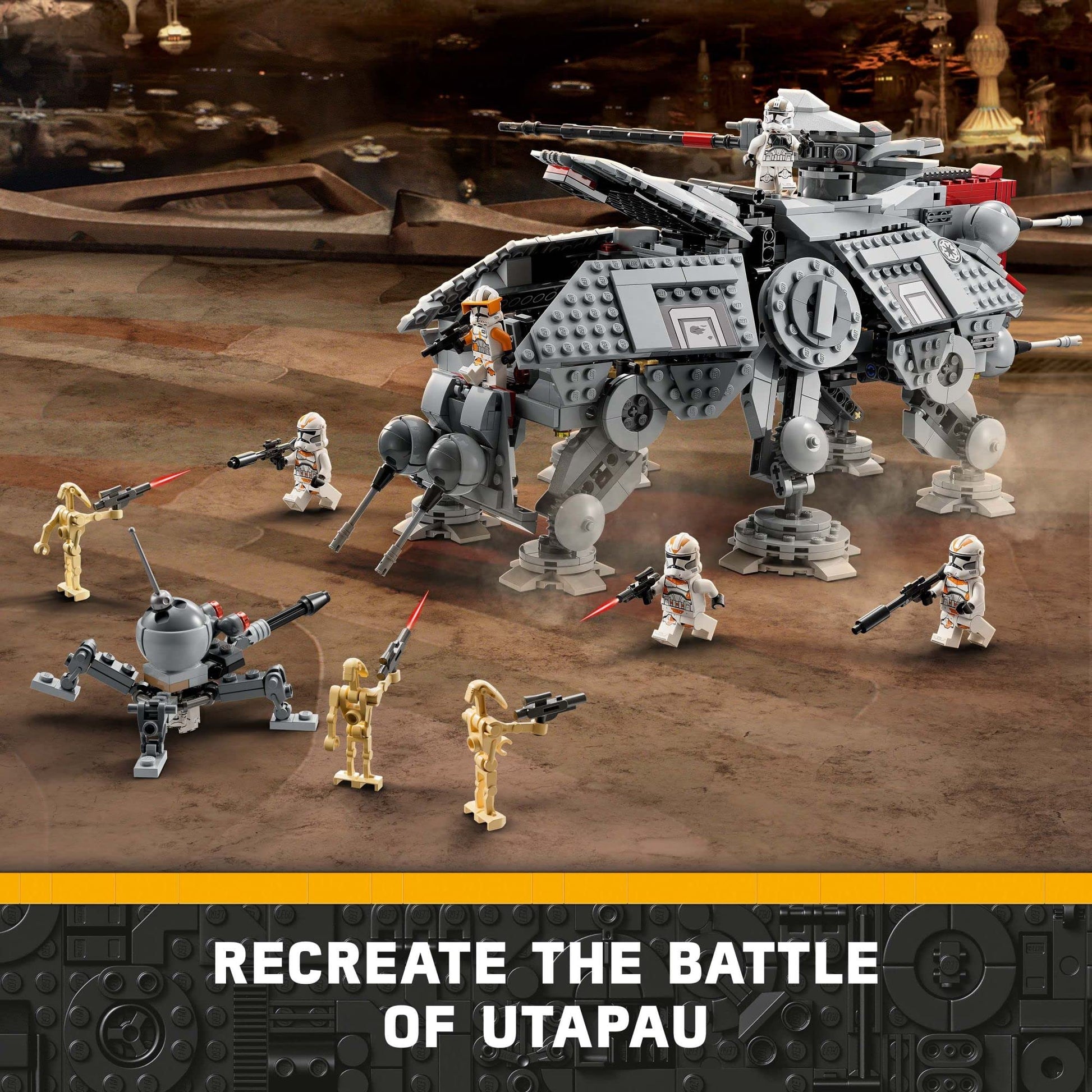 LEGO Star Wars at-TE Walker 75337 Building Toy Set for Kids, Boys, and Girls Ages 9+ (1,082 Pieces)