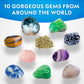 National Geographic Gemstone Dig Kit with 10 Real Gemstones for Kids