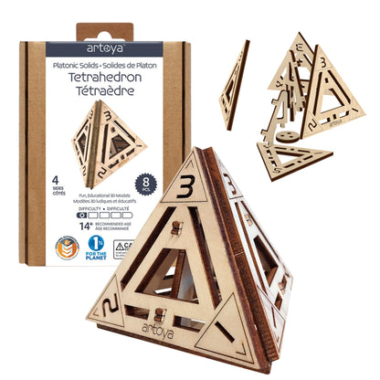 3D Wooden Puzzles for Teens & Adults - Smart Brain Teaser Puzzles, Wood Models, Creative & Educational Fun, Sustainable Materials, Ages 14 and Up