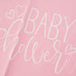 Pink Hearts "Baby Shower" Rectangular Plastic Table Cover 54" x 84" (1 Pc) - Charming & Elegant Party Decor for Your Celebration