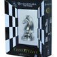 BePuzzled Hanayama Metal Cast Knight Chesspiece Puzzle Find Lucky Coins, Advanced Challenging Brain Teaser Game for Kids Age 8 & Above (Level 2)