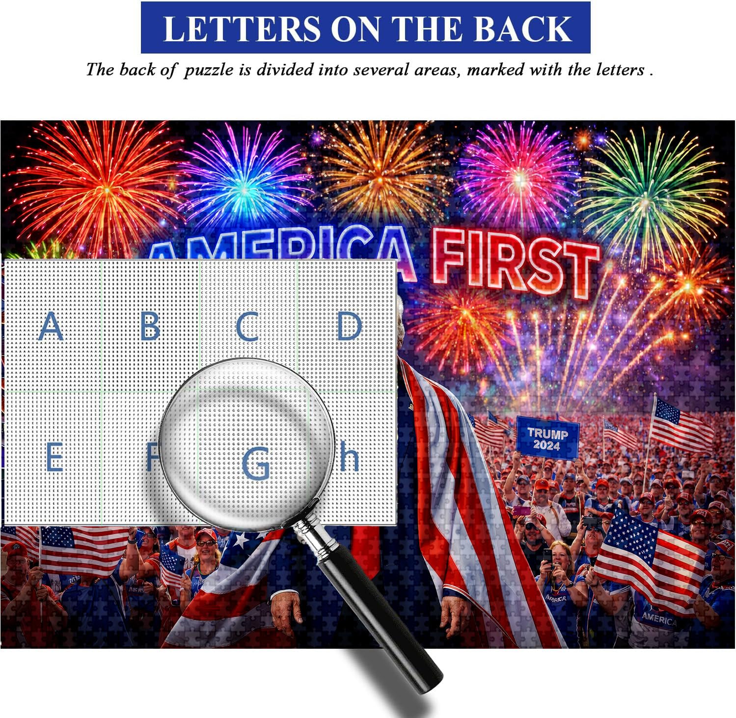 America 250 Commemorative Jigsaw Puzzle - 1000 Piece Collector's Edition, Certificate of Authenticity, Challenging Patriotic July 4th Gift