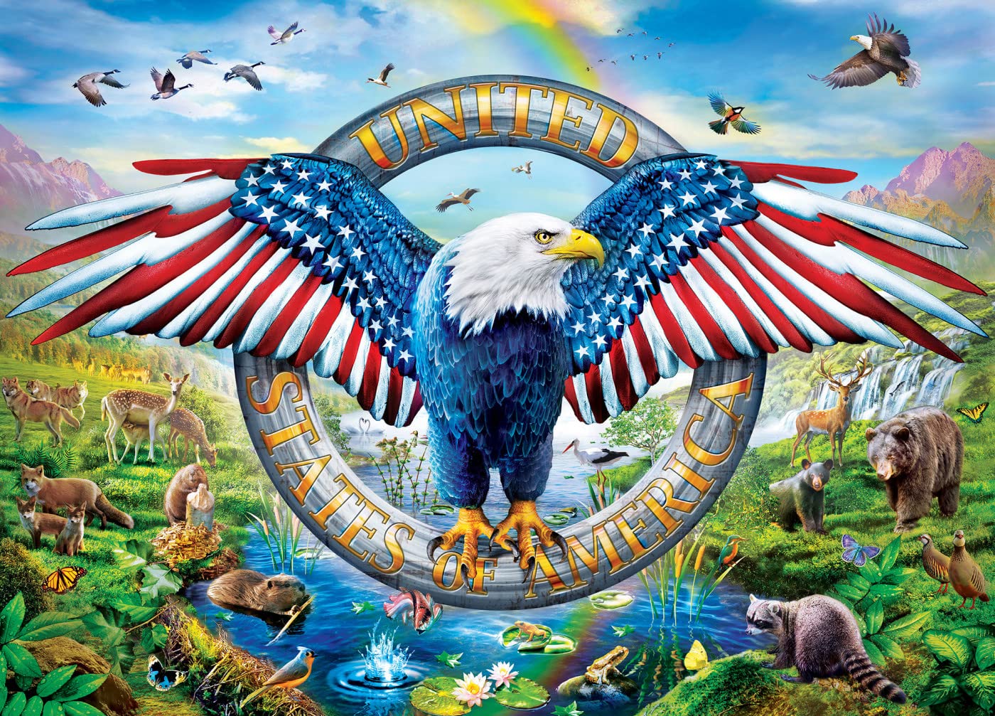 MasterPieces 1000 Piece Jigsaw Puzzle for Adults, Family, Or Youth - Liberty Falls - 19.25"x26.75"