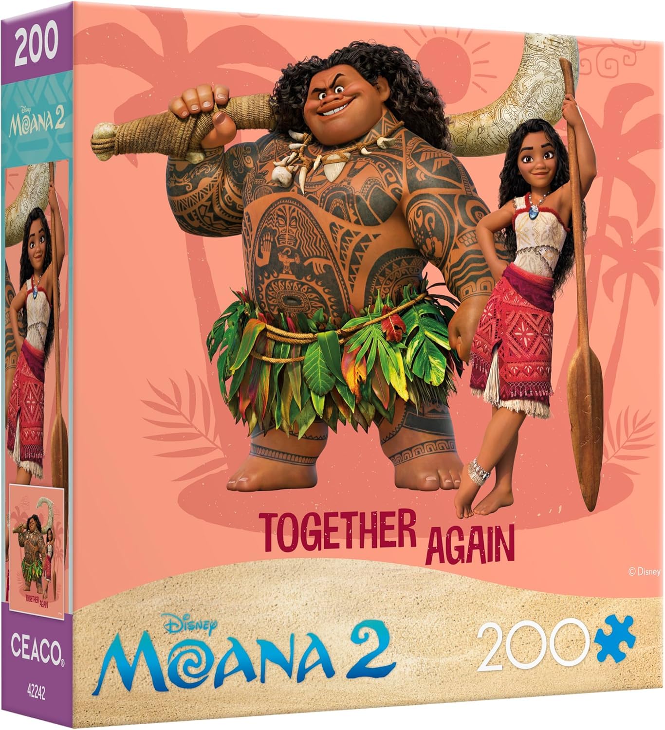 Ceaco - Disney Moana 2 Together Again - 200 Piece Kids Ages 8+