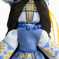 BraveUA 12'' Exclusive Collectible Ukrainian Motanka Doll on Wooden Base || Slavic Design Traditional Ukrainian Doll || Handmade Made in Ukraine