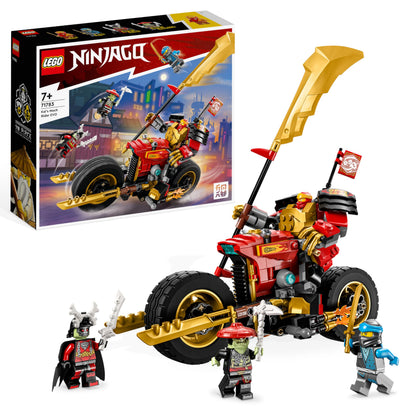 Lego Ninjago Kais Mech Bike EVO, Upgradable Ninja Motorcycle Toy with 2 Mini Figures - Kai and a Skeleton Warrior for Children from 7 Years 71783