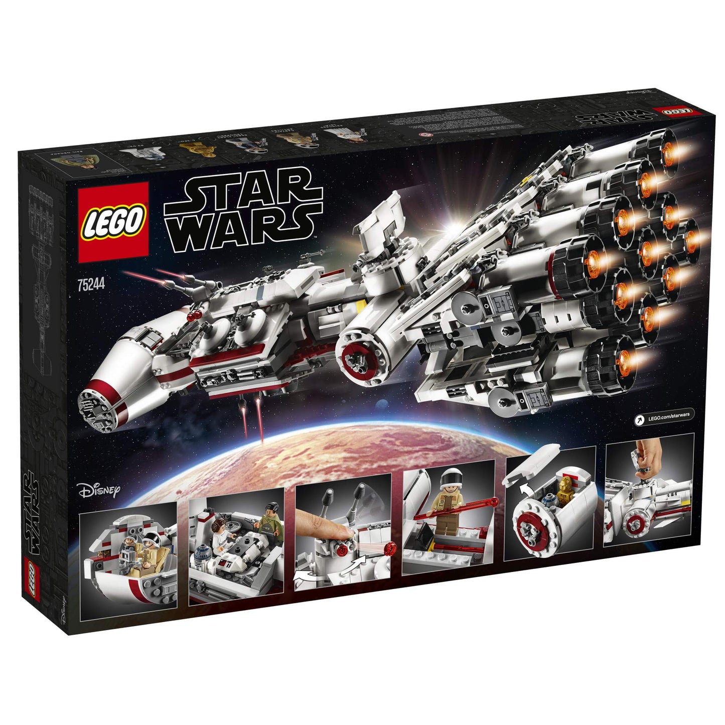 LEGO Star Wars: A New Hope 75244 Tantive IV Building Kit (1768 Pieces)