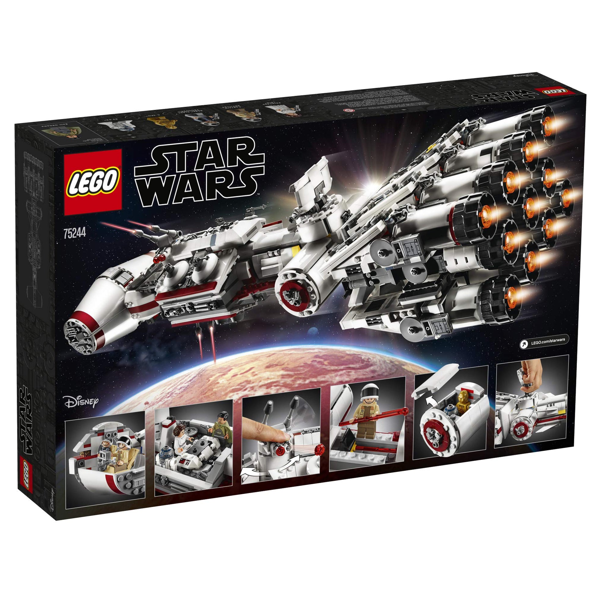 LEGO Star Wars: A New Hope 75244 Tantive IV Building Kit (1768 Pieces)