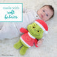Infantino Plushy Pal The Grinch, Soft Baby Plush Toy, Stocking Stuffer