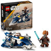 LEGO Star Wars Plo Koon’s Jedi Starfighter Microfighter Kids Toy - Building Toy for Pretend Play - Clone Wars Playset and Room Decor for Boys