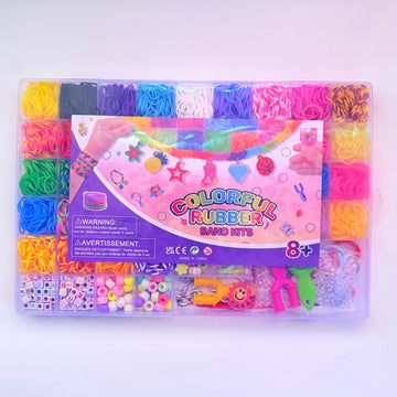 YYOODS 4000+Rubber Band Bracelet Kit, Loom Bracelet Making Kit for Kids, Rubber Bands Refill Loom Set, Rubber Bands for Bracelet Making Kit for Kids