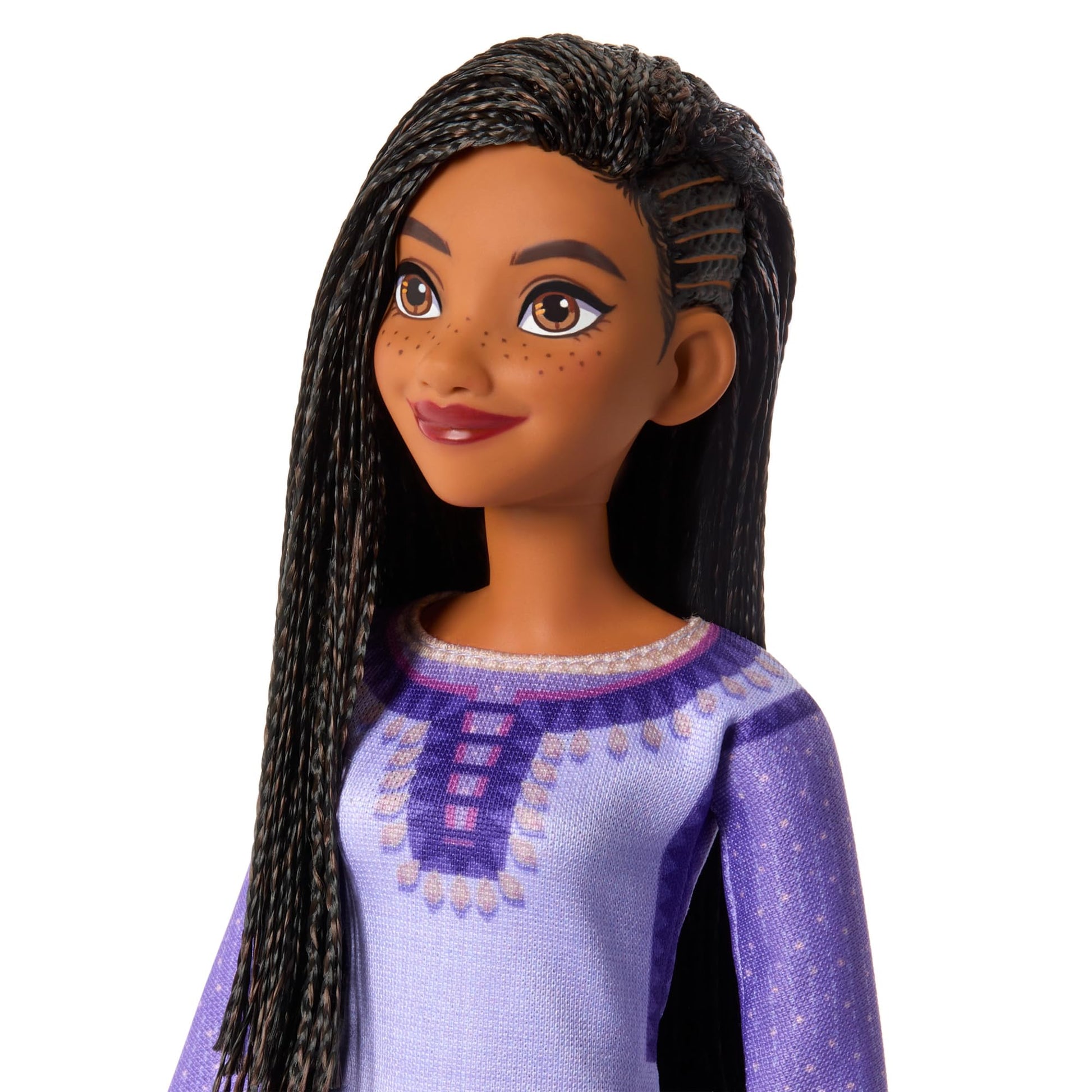 Mattel Disney Wish Toys, Asha of Rosas Posable Fashion Doll with Natural Hair, Removable Clothes, Shoes & Accessories