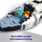 LEGO City Modular Galactic Spaceship Toy - Buildable Space Toy for Kids, Boys and Girls, Ages 7+ - Includes 4 Astronaut Minifigures & Alien Figure