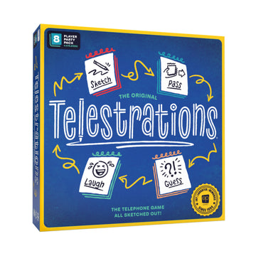 Telestrations 8 Player 2nd Edition Board Game, Award Winning Hilarious and Unpredictable Must Have Party Game with a New Look, Sketch What Your Read