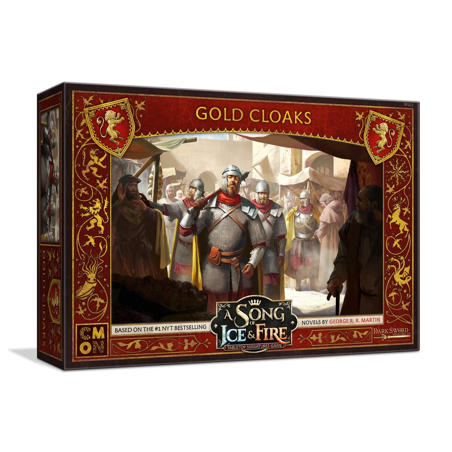 CMON A Song of Ice and Fire Tabletop Miniatures Game Gold Cloaks Unit Box - Add Unparalleled Strength to Your Forces! Strategy Game, Ages 14+, 2+