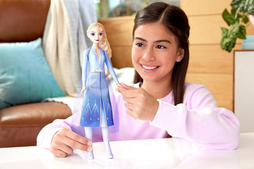 Mattel Disney Frozen Toys, Elsa Singing Adventure Fashion Doll in Signature Clothing, Sings “Into the Unknown” from Disney's Frozen 2 Movie
