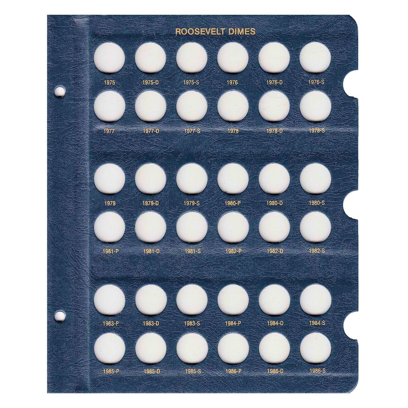 Whitman US Roosevelt Dime Coin Album 1946 - 2022 #3394