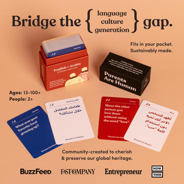 Parents Are Human, Relationship Cards, Get to Know Each Other Better, Parents, Families, Teens & Kids Relationship Building, Light & Deep Questions