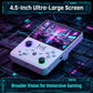Newest R36MAX II 4.5" Retro Handheld Game Console, 128GB Portable Device(White)