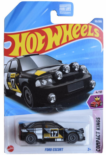 Hot Wheels Ford Escort, Compact Kings 4/10 [Black] 113/250
