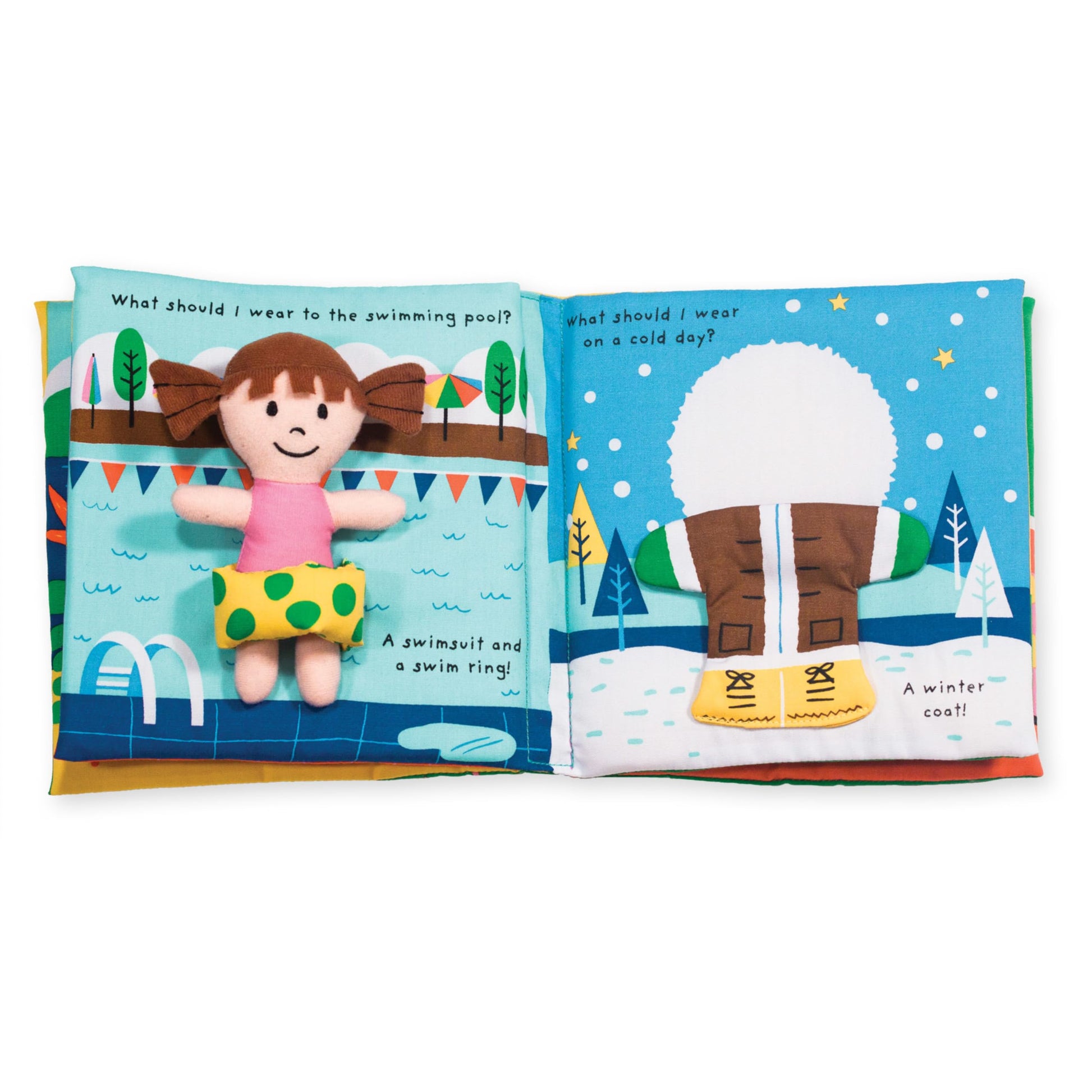 Melissa & Doug Soft Activity Baby Book - What Should I Wear?