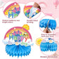 9Pcs Rachell English Teacher Birthday Party Supplies, Fufuddz Cartoon Honeycomb Centerpieces, Teacher Themed Birthday Table Decorations for Fans Girls
