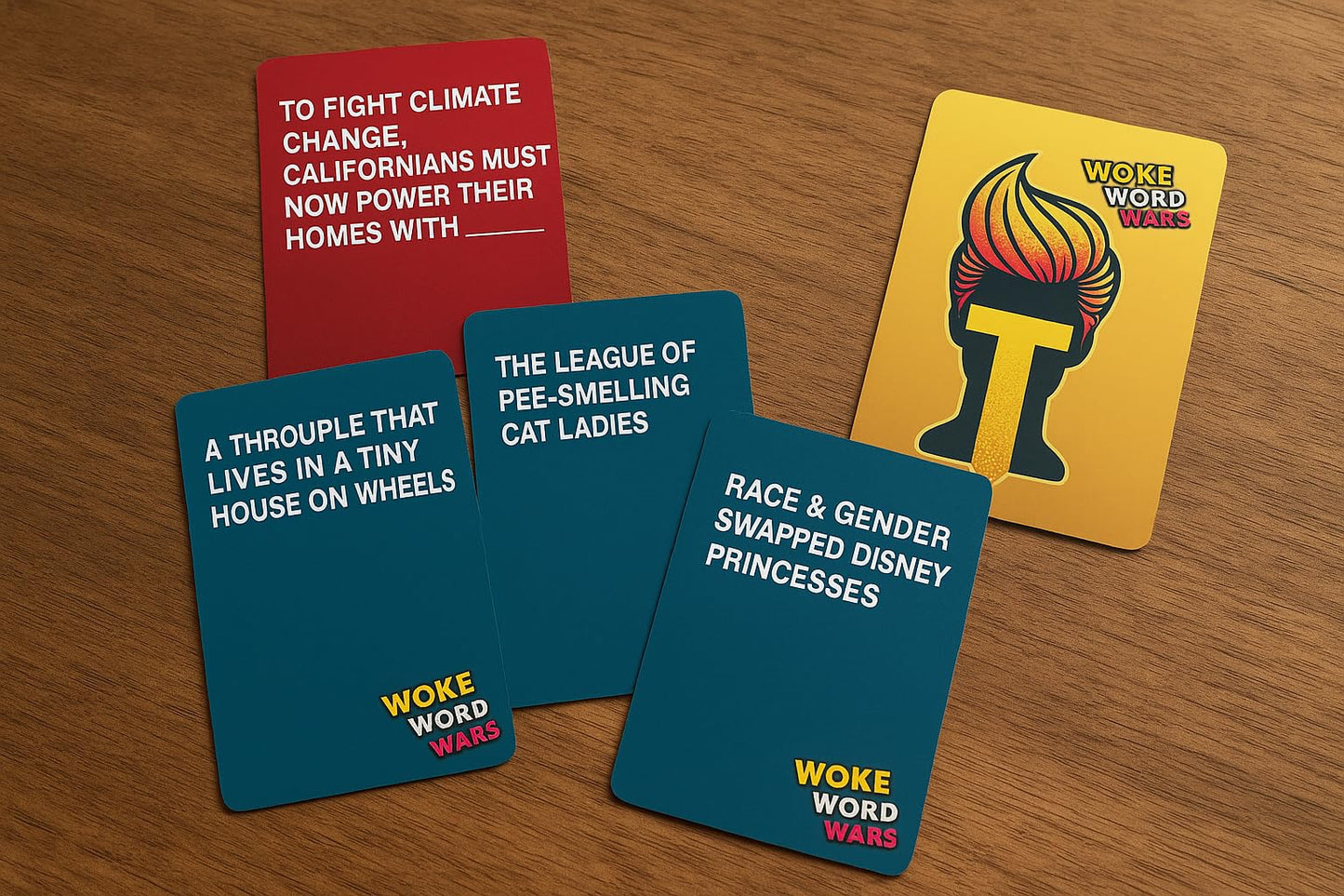 Woke Word Wars: The Ridiculously Funny Adult Party Card Game (3-12 Players, 520 Cards)