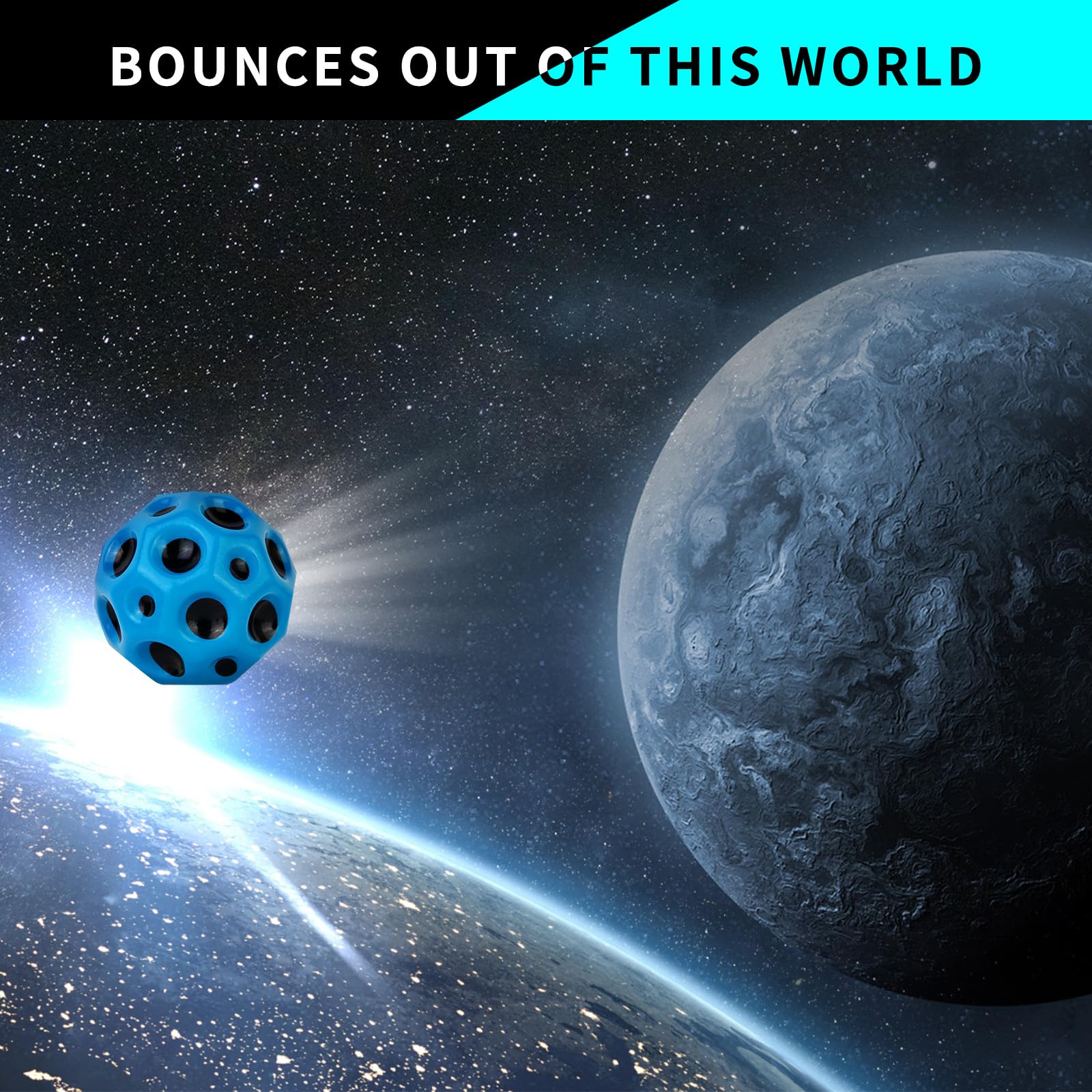 TLQSM Super Bouncing Ball,Children's Super Hot, Easy to Grasp and Capture Suitable for Children of All Ages, Indoor and Outdoor Games