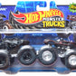 Hot Wheels Monster Trucks Dark Knight Vs Classic TV Series, Demolition Doubles 1:64 Scale die cast