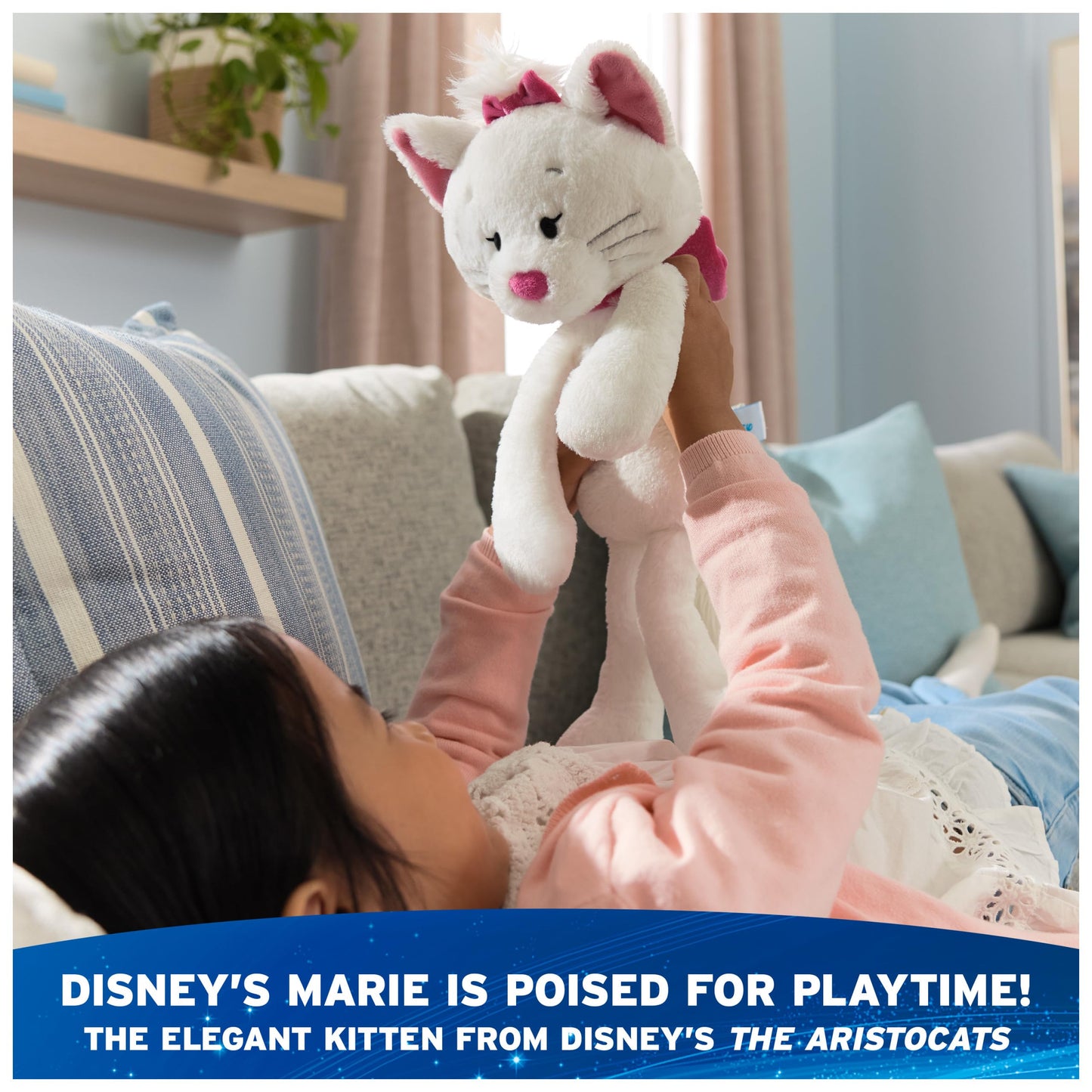 GUND Disney Official Marie Toothpick 15-Inch Plush Toy for Ages 1+