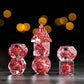 FanRoll Officially Licensed Dungeons & Dragons Red Liquid Core Dice Set