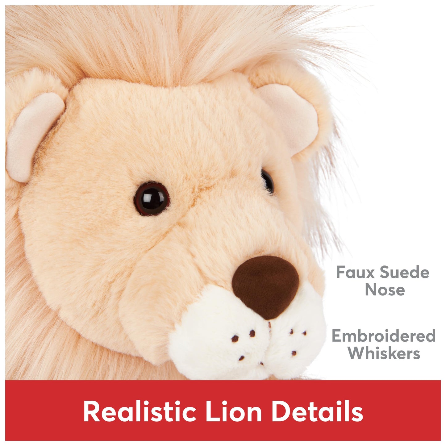 GUND Regis 12-Inch Lion Stuffed Animal Sensory Toy, Ages 0+