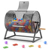 VEVOR Raffle Ticket Spinner, 16.1" x 11.9" Holds 5000 Tickets or 200 Ping Pong Balls, Raffle Drum Lottery Spinning Cage with Reinforced Handle, Stable