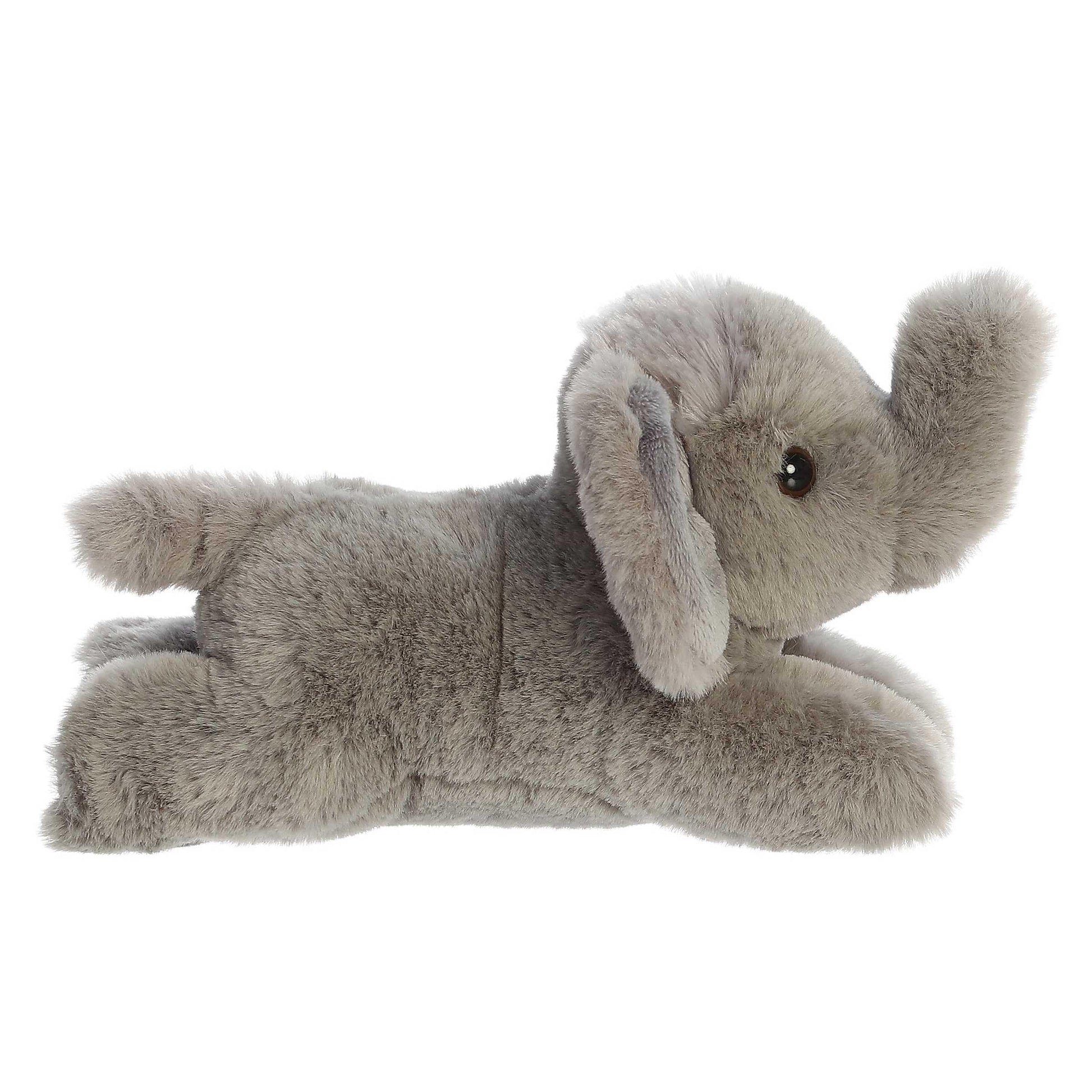 Aurora® Adorable Mini Flopsie™ Elephant Calf Stuffed Animal - Mini Companions Ready for Playful Adventures - for Kids All Ages, Toddlers, Adults,