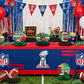 10 Pieces Football Honeycomb Centerpieces - Game Time Table Decorations with Football, Player, Goalpost, and Touchdown Signs for Game Day Parties