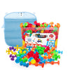 ODELA Genius Suckers 155Pcs Suction Toy Kids Sensory Toys - Baby Toy Suckers Building Toys - STEM Development Sucker Toys for Kids - Colorful Suction