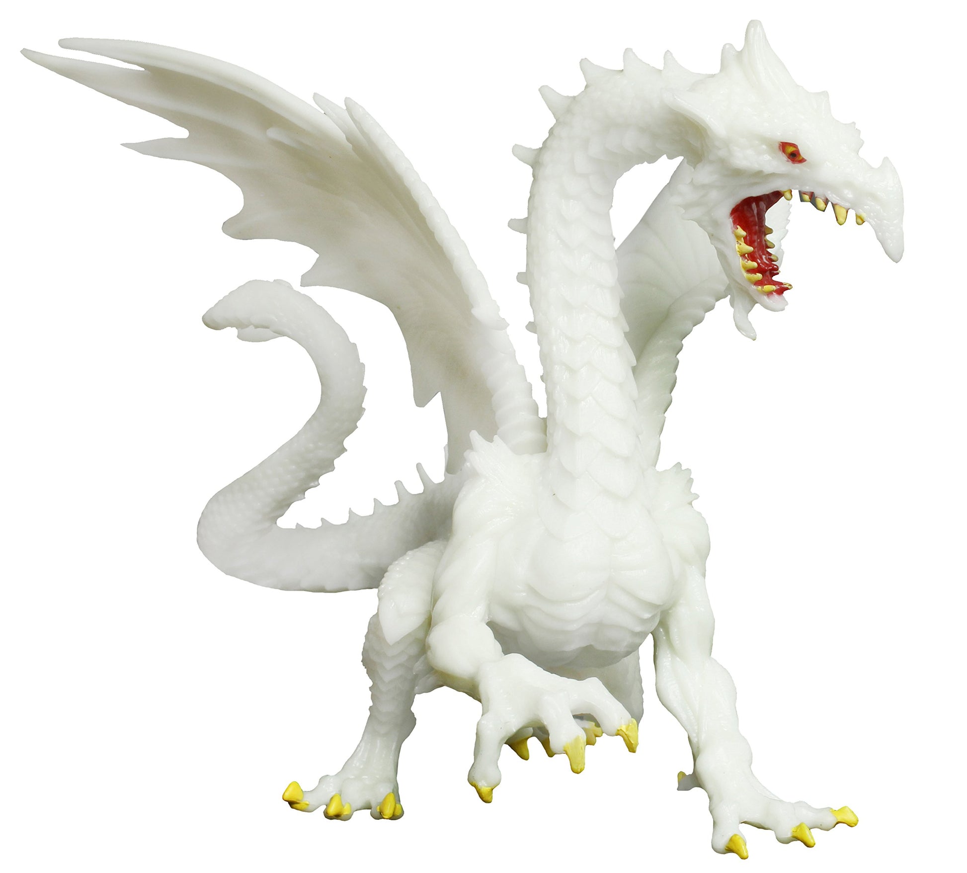 Safari Ltd. Glow-in-the-Dark Snow Dragon Figurine - Detailed 6" Model Figure - Fun Educational Fantasy Play Toy for Boys, Girls & Kids Ages 4+