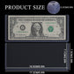 Uncle Paul 35PCS Banknote Topload Holders - Bill Currency PVC Clear Holders Top-Load Sleeves Display Holder for Paper Money Collection PN03L35