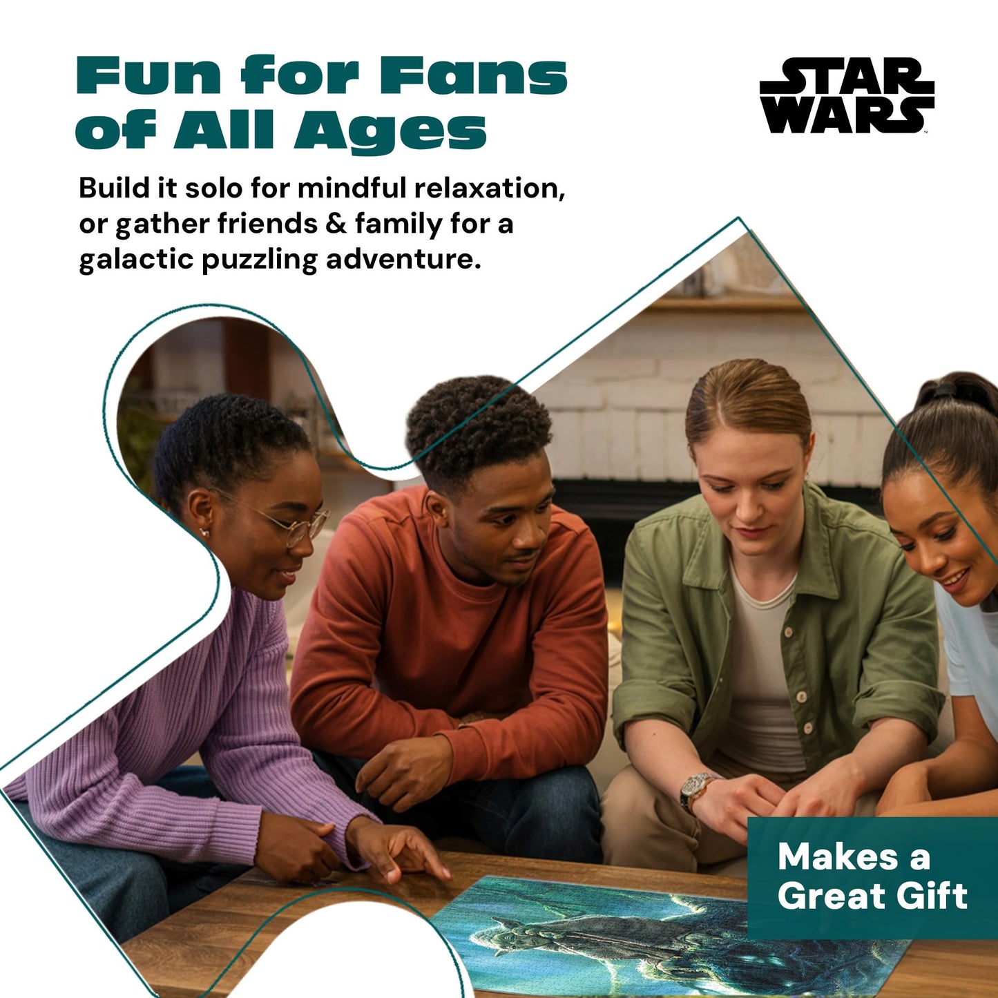 Buffalo Games - Star Wars™ Yoda - 1000 Piece Jigsaw Puzzle for Adults