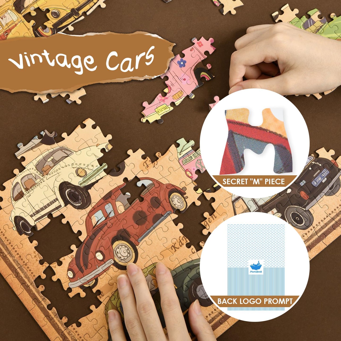 MOMIBOOK 1000 Piece Puzzle for Adults Jigsaw Puzzles, Painting Image, Hard