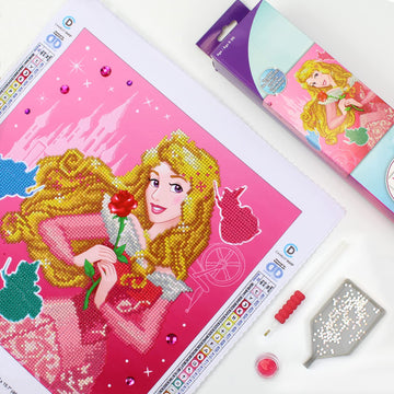 Diamond Dotz Aurora Graceful Disney Diamond Painting Kits for Adults - Diamond Art Kits a Relaxing Creative Craft Kit with Dotz Gems 12.6"x12.6"