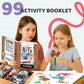 A&R CO. 3000+ Pcs Arts and Crafts Supplies & Materials for Kids - Ultimate Bulk Craft Kit for Boys & Girls with 99 Activities Book for Ages 3-5, 4-6