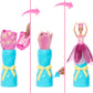 Barbie Petal Pop Scented Doll with Pink Tulip Dress & Accessories, Bouquet Reveal with Pet Bunny & Surprises Like Watering Can, Necklace & Earrings